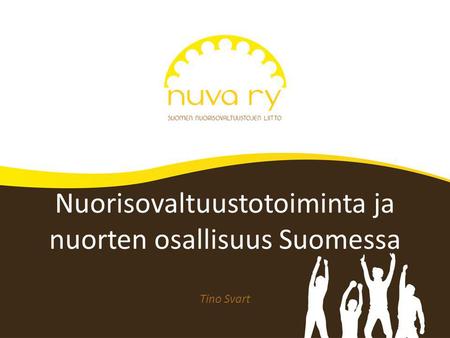 Nuorisovaltuustotoiminta ja nuorten osallisuus Suomessa