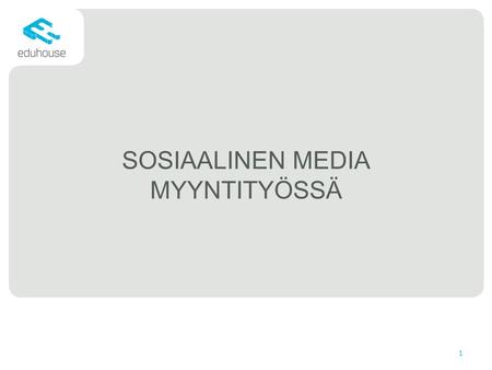 SOSIAALINEN MEDIA MYYNTITYÖSSÄ 1. SOMEN JAOTTELU Sosiaalinen media voidaan määritellä ei alueisiin, sen mukaan, millainen rooli käyttäjällä on sovelluksessa.