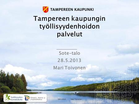 Tampereen kaupungin työllisyydenhoidon palvelut
