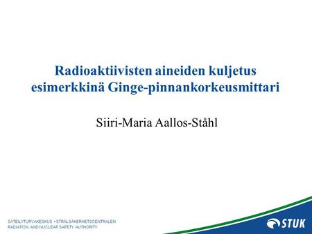 Siiri-Maria Aallos-Ståhl