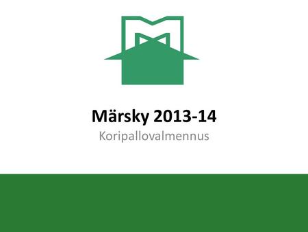 Märsky 2013-14 Koripallovalmennus.
