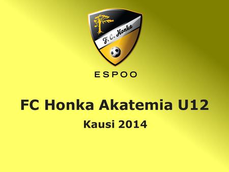 FC Honka Akatemia U12 Kausi 2014.