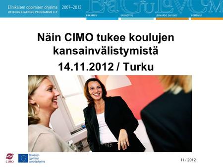 Näin CIMO tukee koulujen kansainvälistymistä / Turku