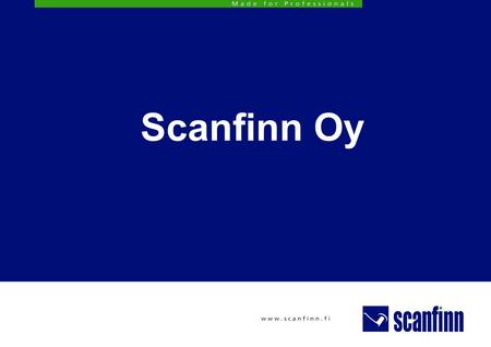 Scanfinn Oy.