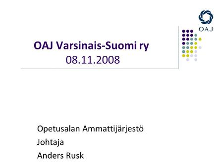 OAJ Varsinais-Suomi ry