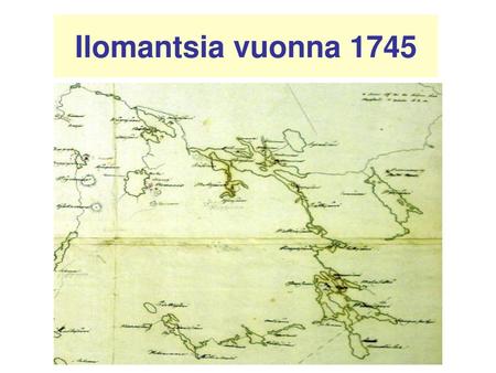 Ilomantsia vuonna 1745 Teuvo Ikonen.