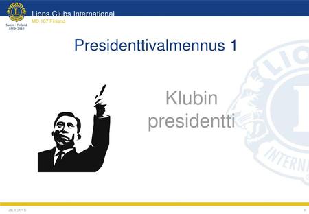 Presidenttivalmennus 1