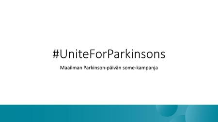 Maailman Parkinson-päivän some-kampanja