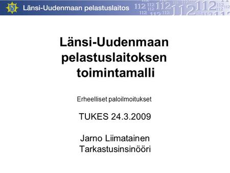 TUKES Jarno Liimatainen Tarkastusinsinööri