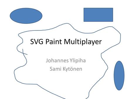 SVG Paint Multiplayer Johannes Ylipiha Sami Kytönen.