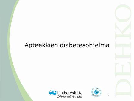 Apteekkien diabetesohjelma