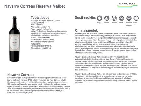 Navarro Correas Reserva Malbec
