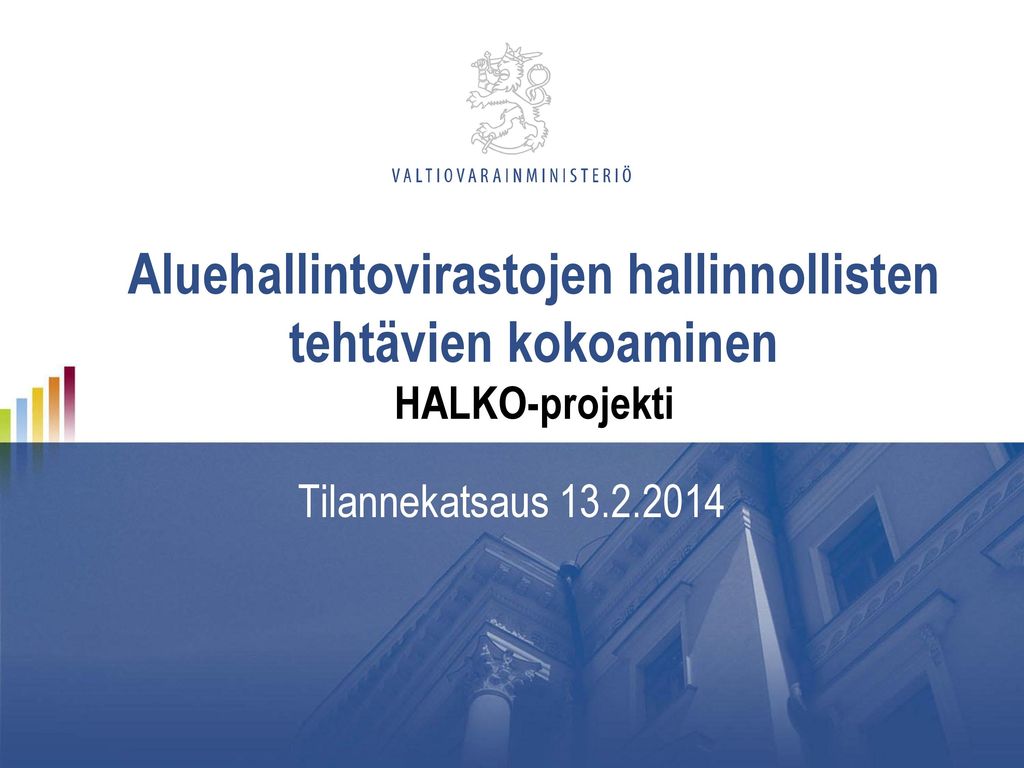Aluehallintovirastojen hallinnollisten tehtävien kokoaminen HALKO-projekti
