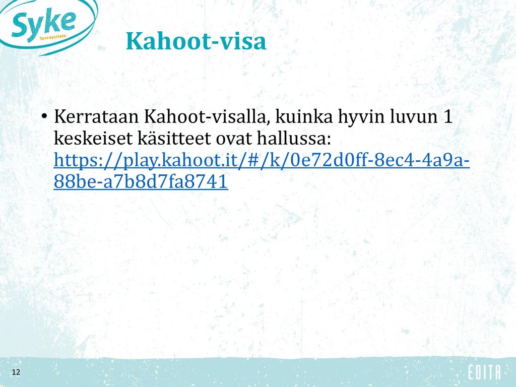 Kahoot-visa