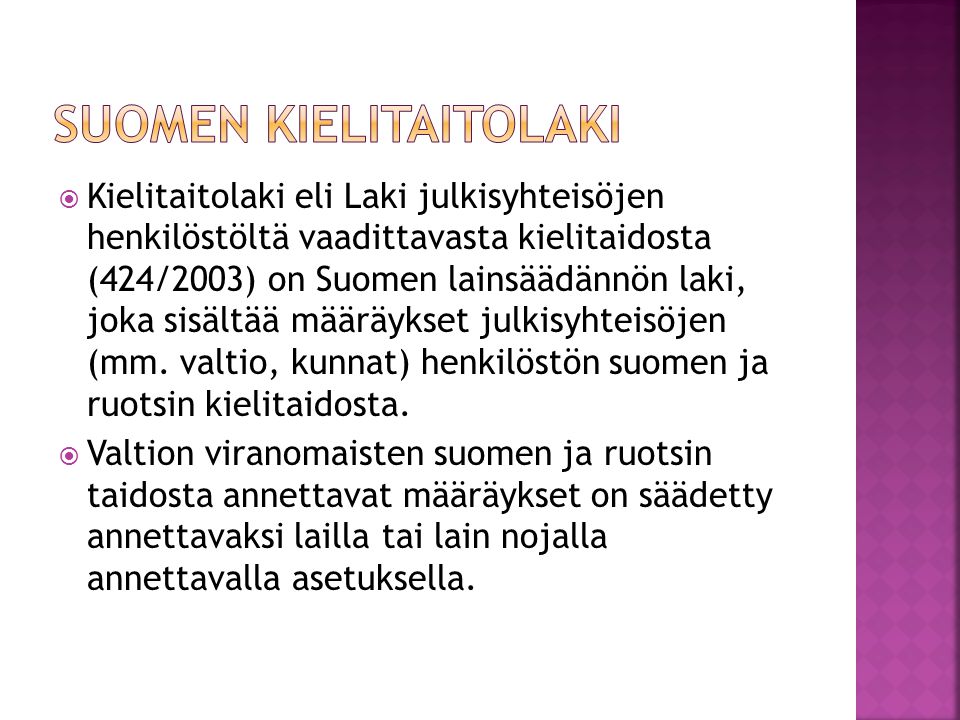 Suomen kielitaitolaki
