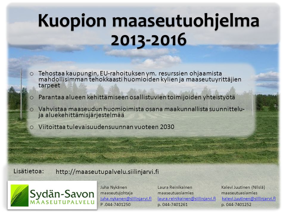 Kuopion maaseutuohjelma