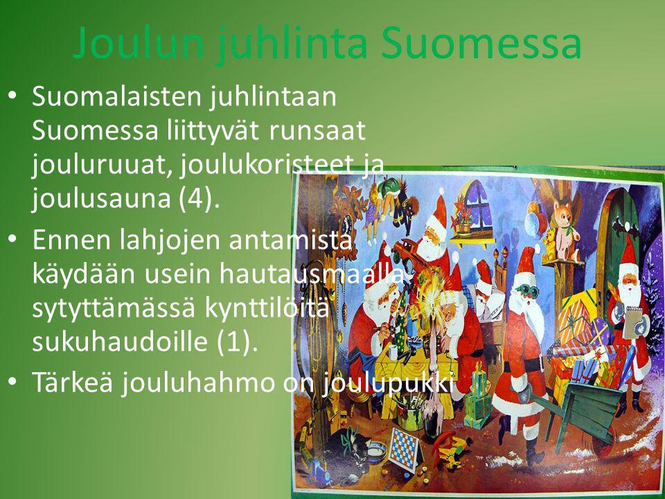 Joulun juhlinta Suomessa