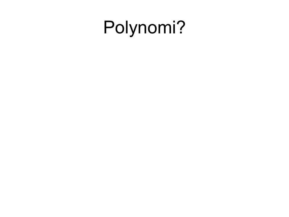Polynomi