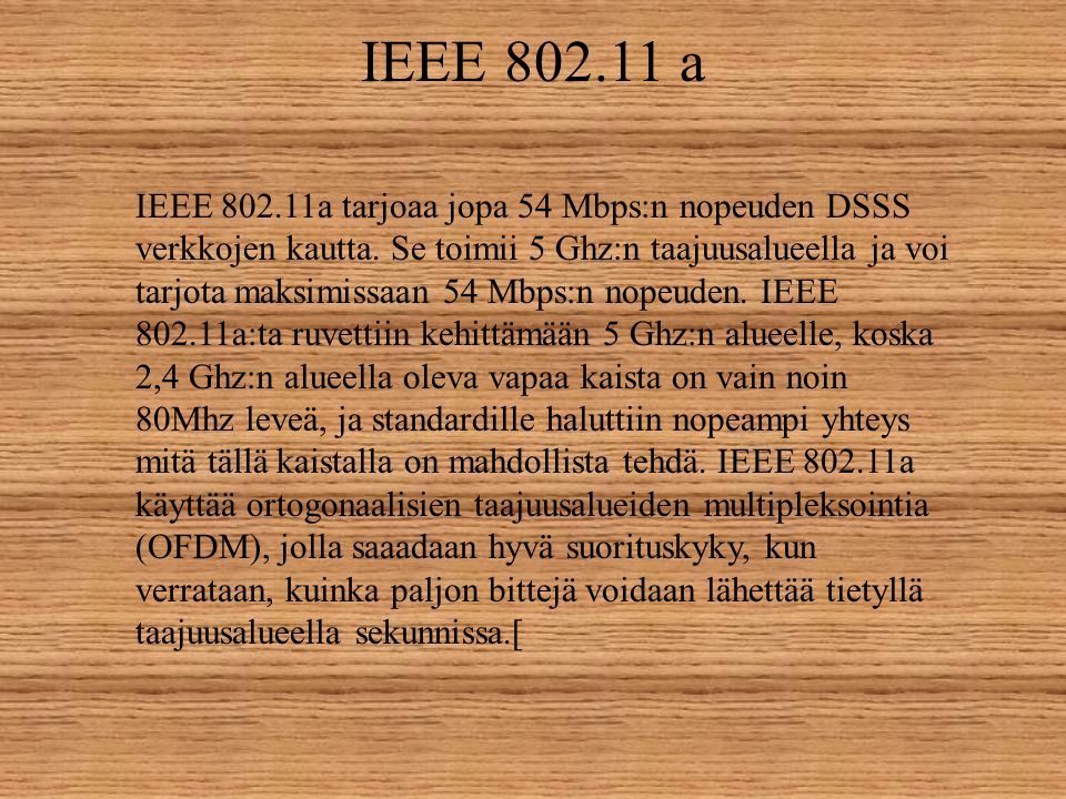 IEEE a