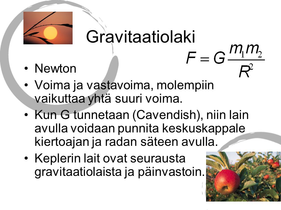 Gravitaatiolaki Newton