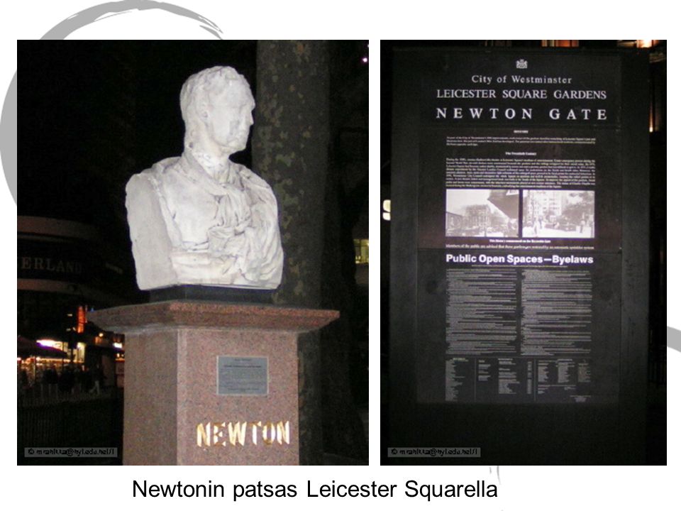 Newtonin patsas Leicester Squarella
