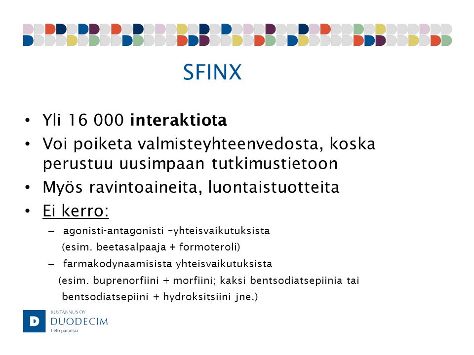 SFINX Yli interaktiota