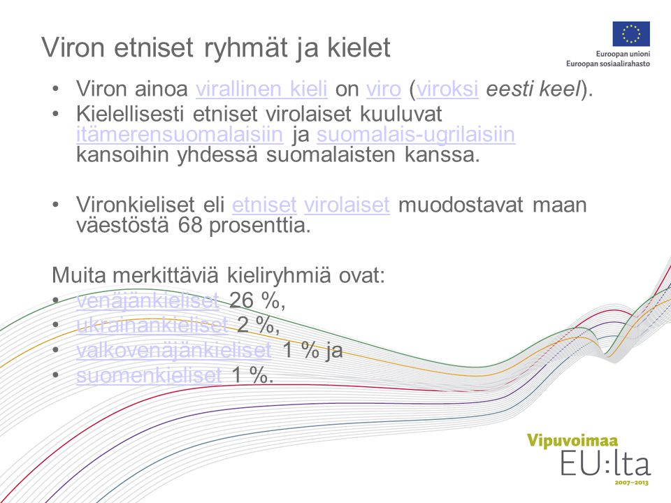 Viron etniset ryhmät ja kielet