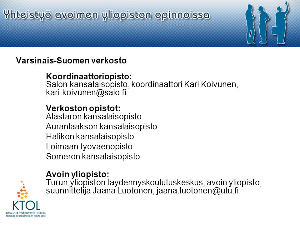 Varsinais-Suomen verkosto