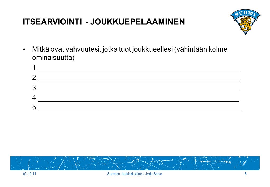 Suomen Jääkiekkoliitto / Jyrki Seivo
