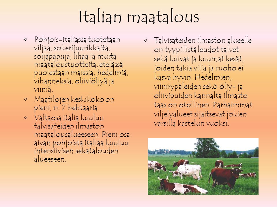 Italian maatalous