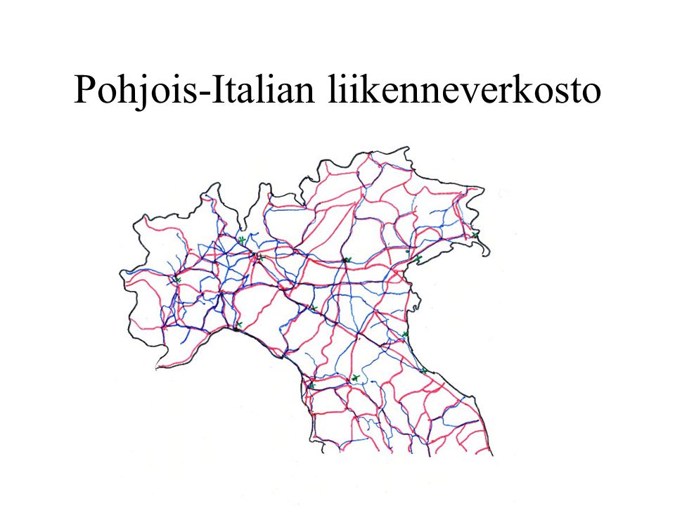 Pohjois-Italian liikenneverkosto