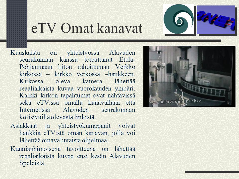 eTV Omat kanavat
