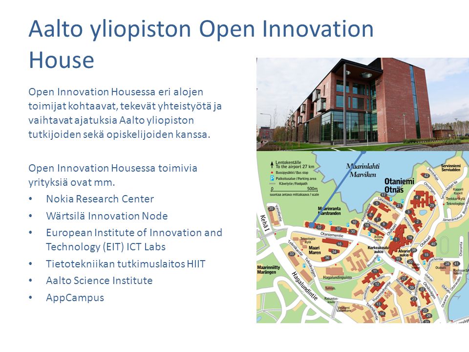 Aalto yliopiston Open Innovation House