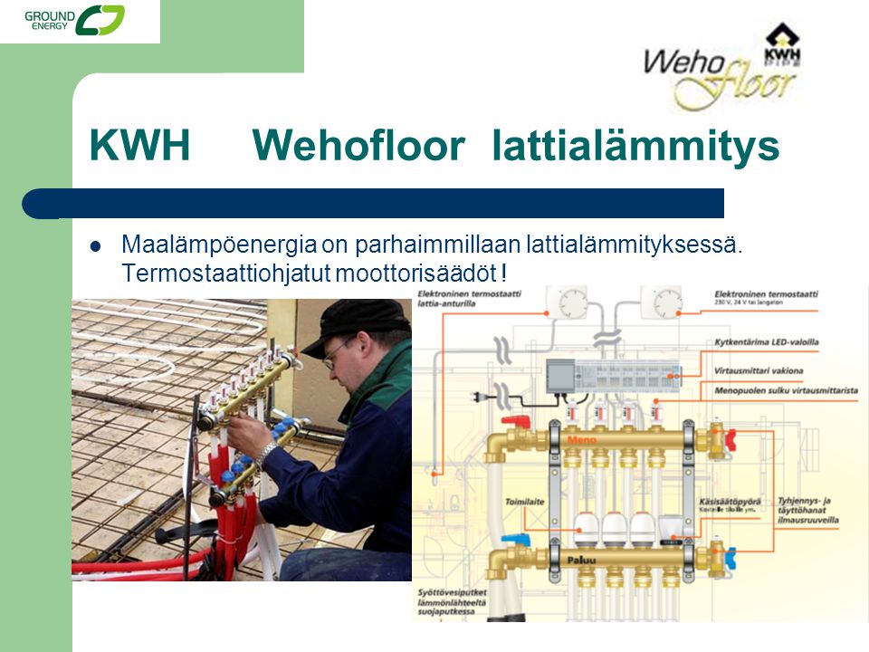KWH Wehofloor lattialämmitys