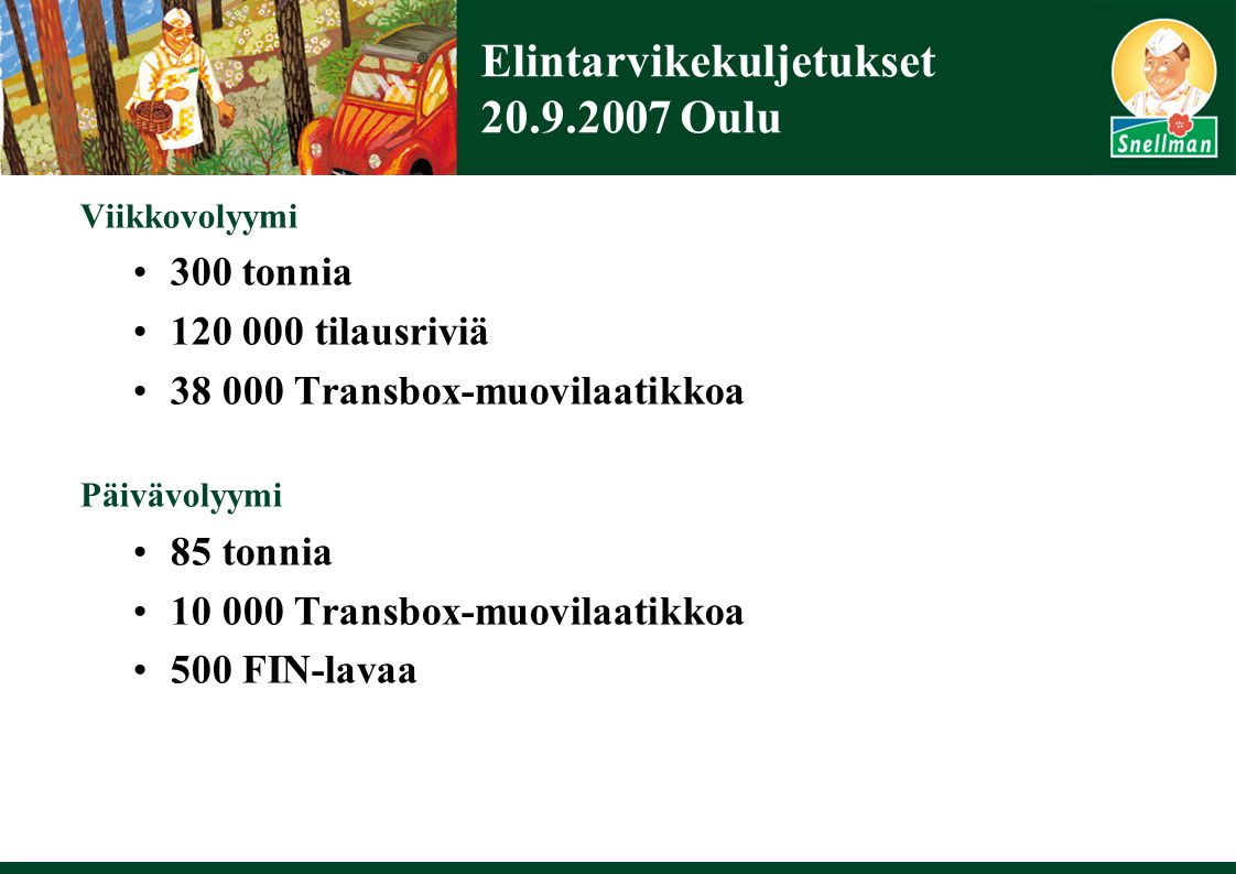 Elintarvikekuljetukset Oulu