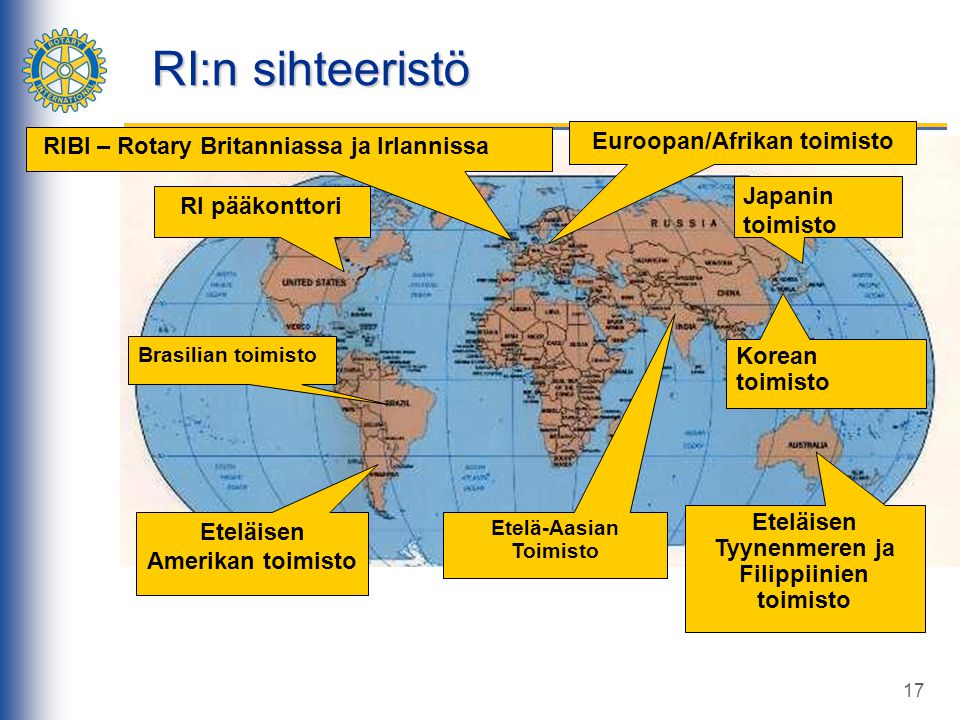 RI:n sihteeristö RIBI – Rotary Britanniassa ja Irlannissa