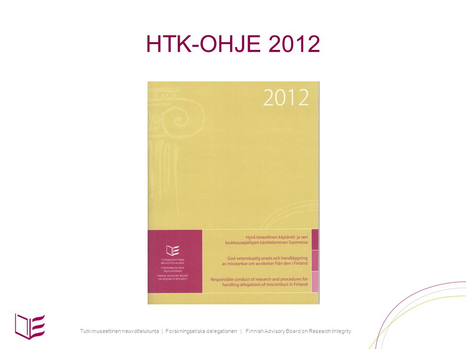 HTK-OHJE 2012