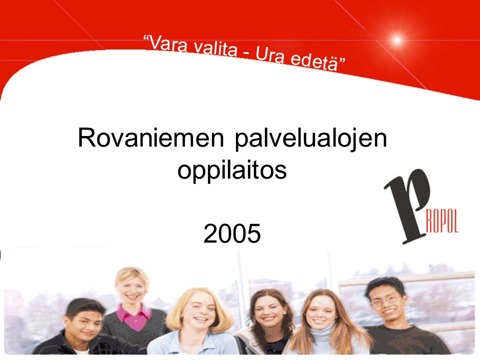 Rovaniemen palvelualojen oppilaitos 2005