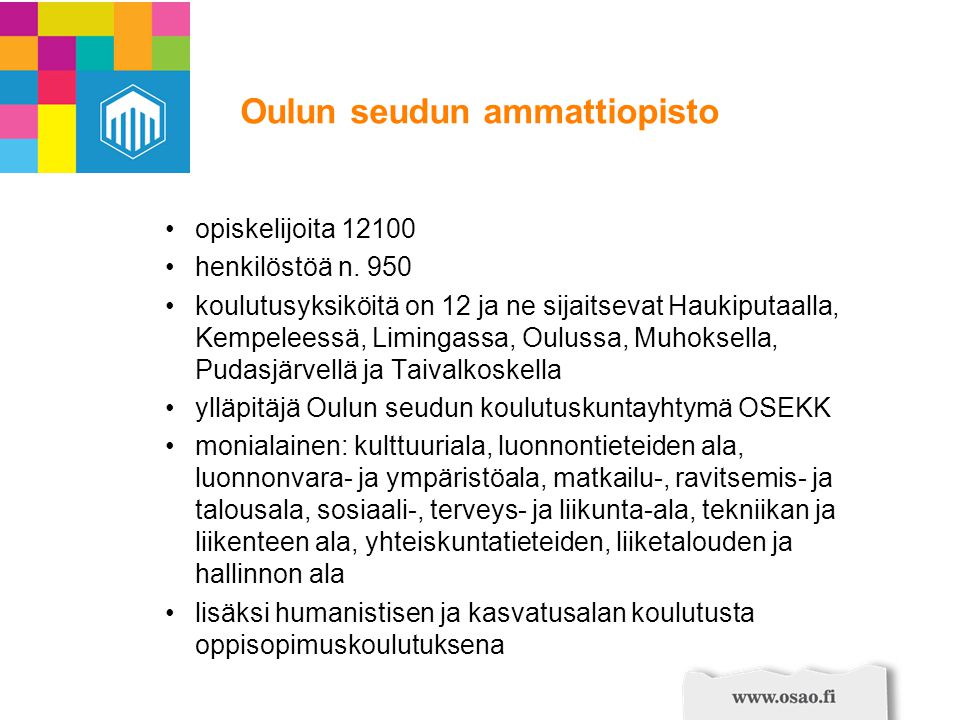 Oulun seudun ammattiopisto