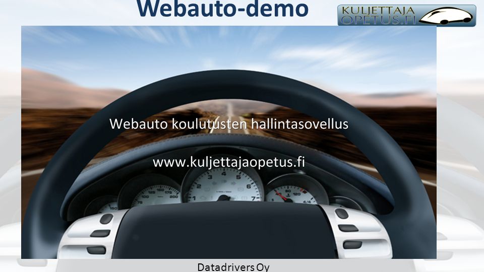 Webauto-demo Datadrivers Oy