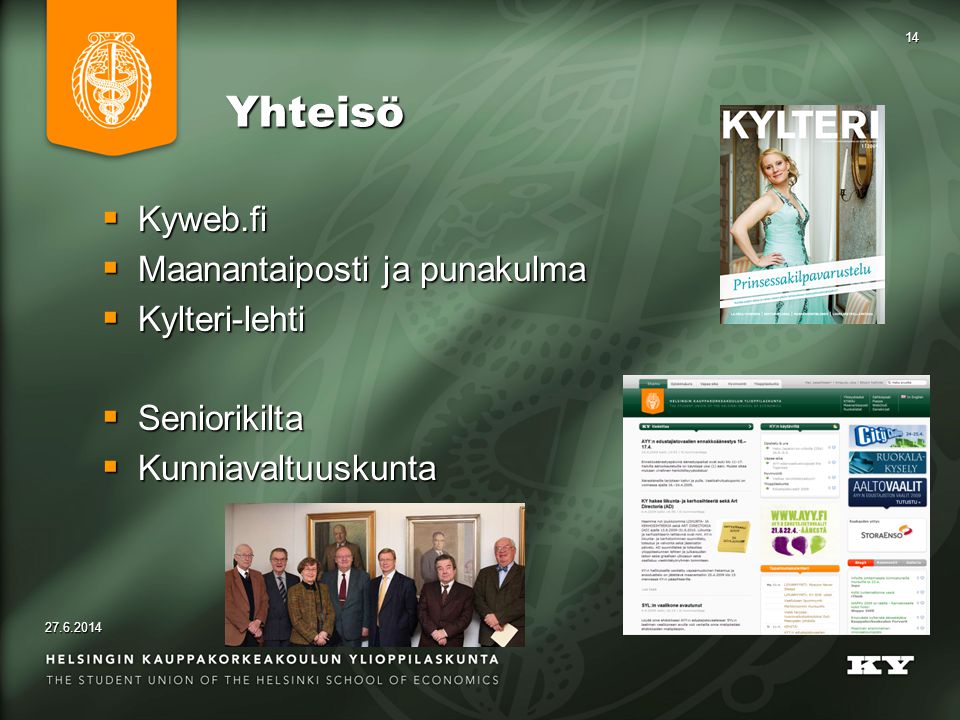 Yhteisö Kyweb.fi Maanantaiposti ja punakulma Kylteri-lehti
