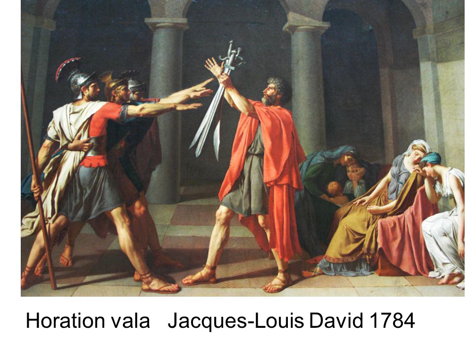 Horation vala Jacques-Louis David 1784
