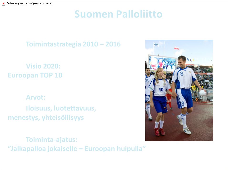 Suomen Palloliitto Toimintastrategia 2010 – 2016
