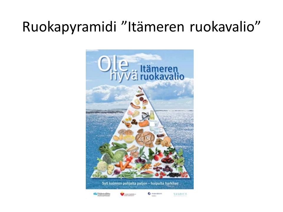 Ruokapyramidi Itämeren ruokavalio