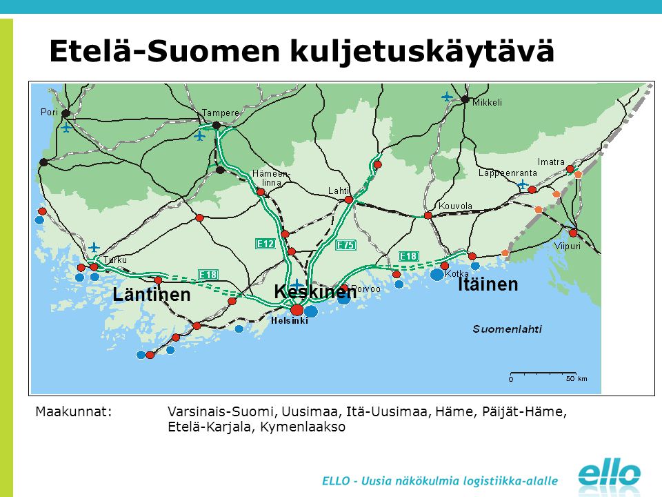 Etelä-Suomen kuljetuskäytävä
