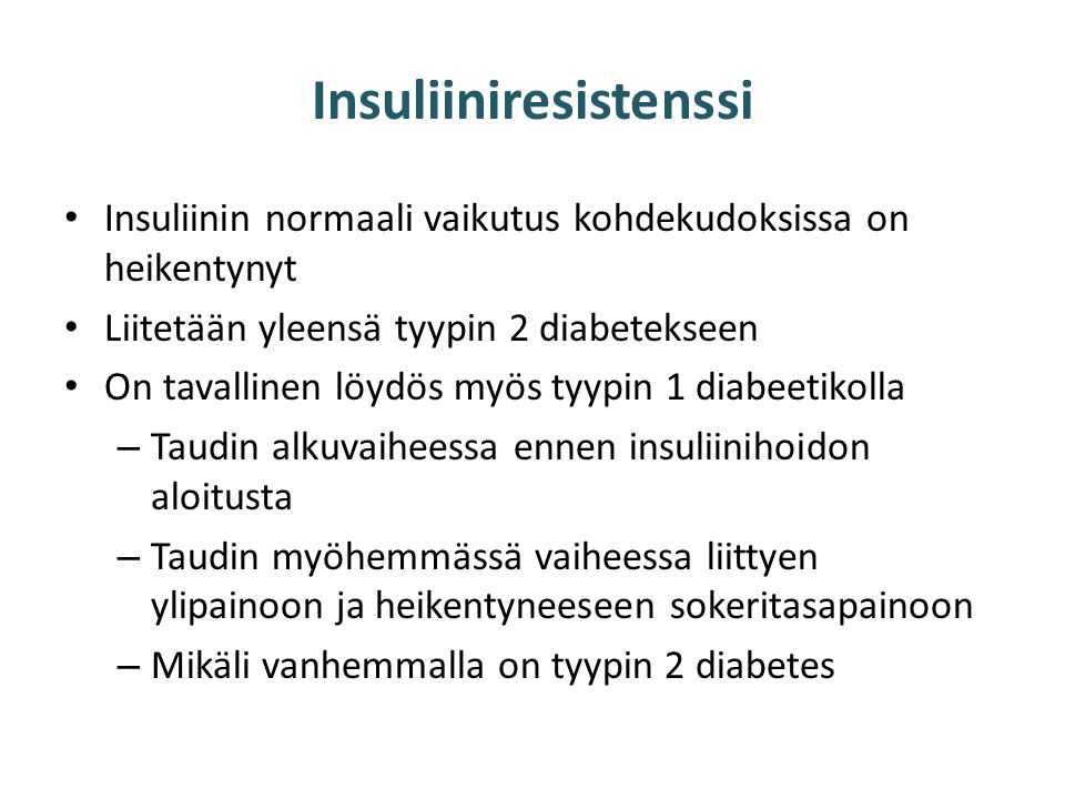 Insuliiniresistenssi
