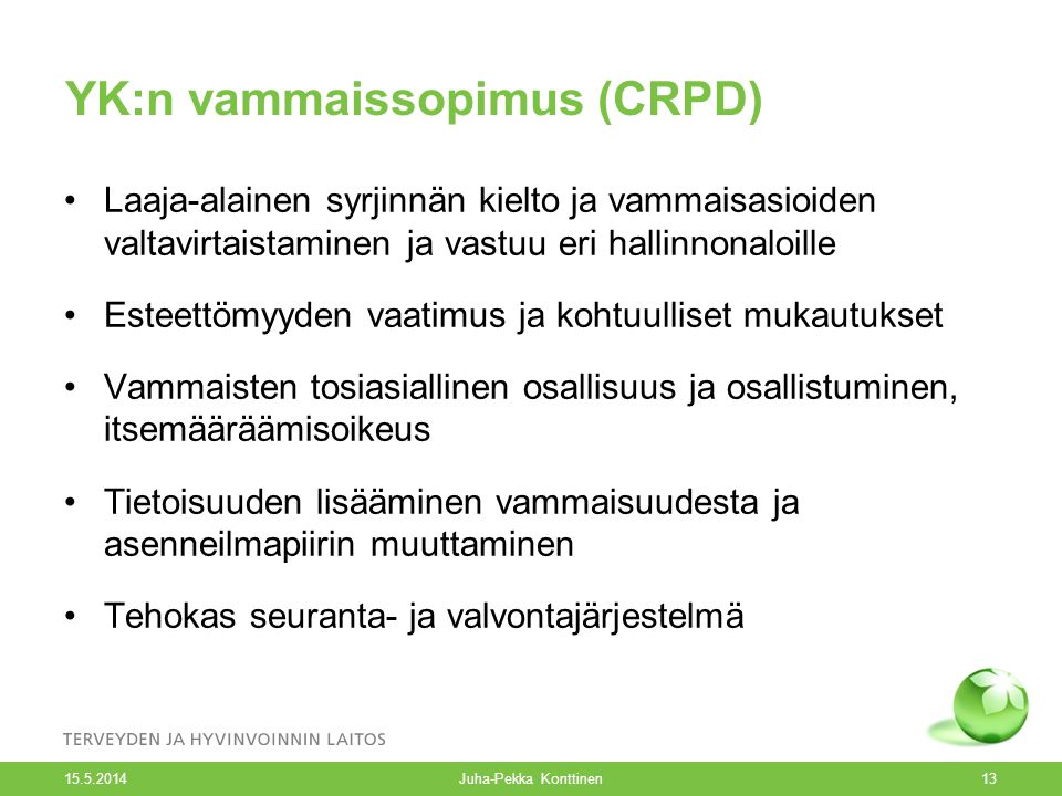 YK:n vammaissopimus (CRPD)