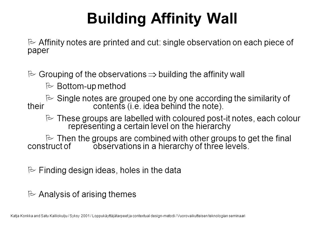 Building Affinity Wall