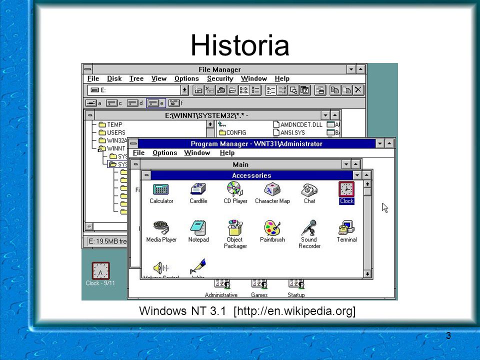 Historia Windows NT 3.1 [