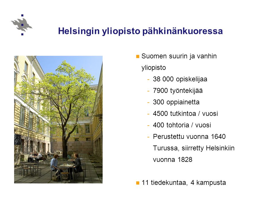Helsingin yliopisto pähkinänkuoressa